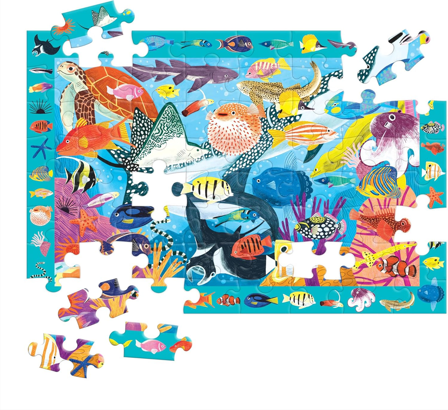 Mudpuppy 64 Piece Search & Find Puzzle: Coral Reef