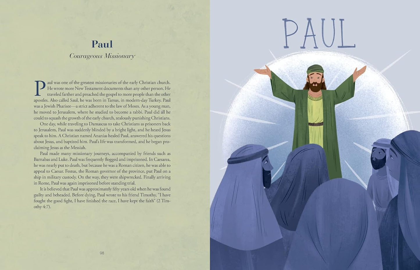Courageous and Bold Bible Heroes: 50 True Stories of Daring Men and Women of God