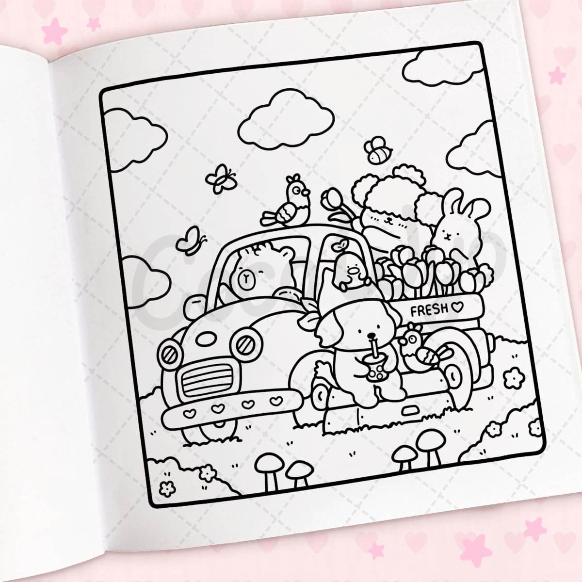 Cozy Cuties Coloring Book