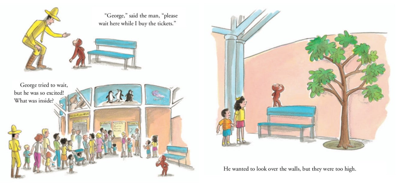 Curious George at the Aquarium