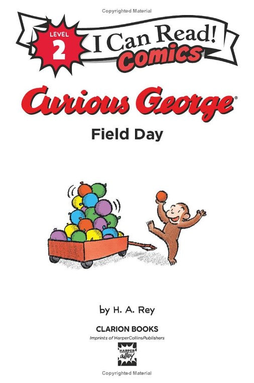 I Can Read Level 2 Comics: Curious George: Field Day