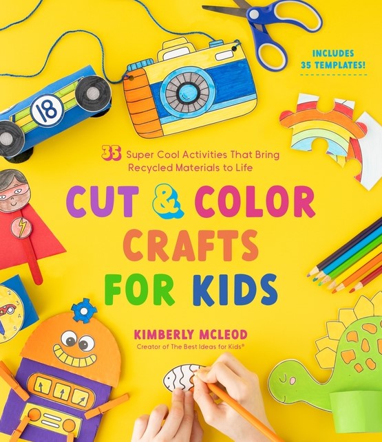 Cut & Color Crafts for Kids