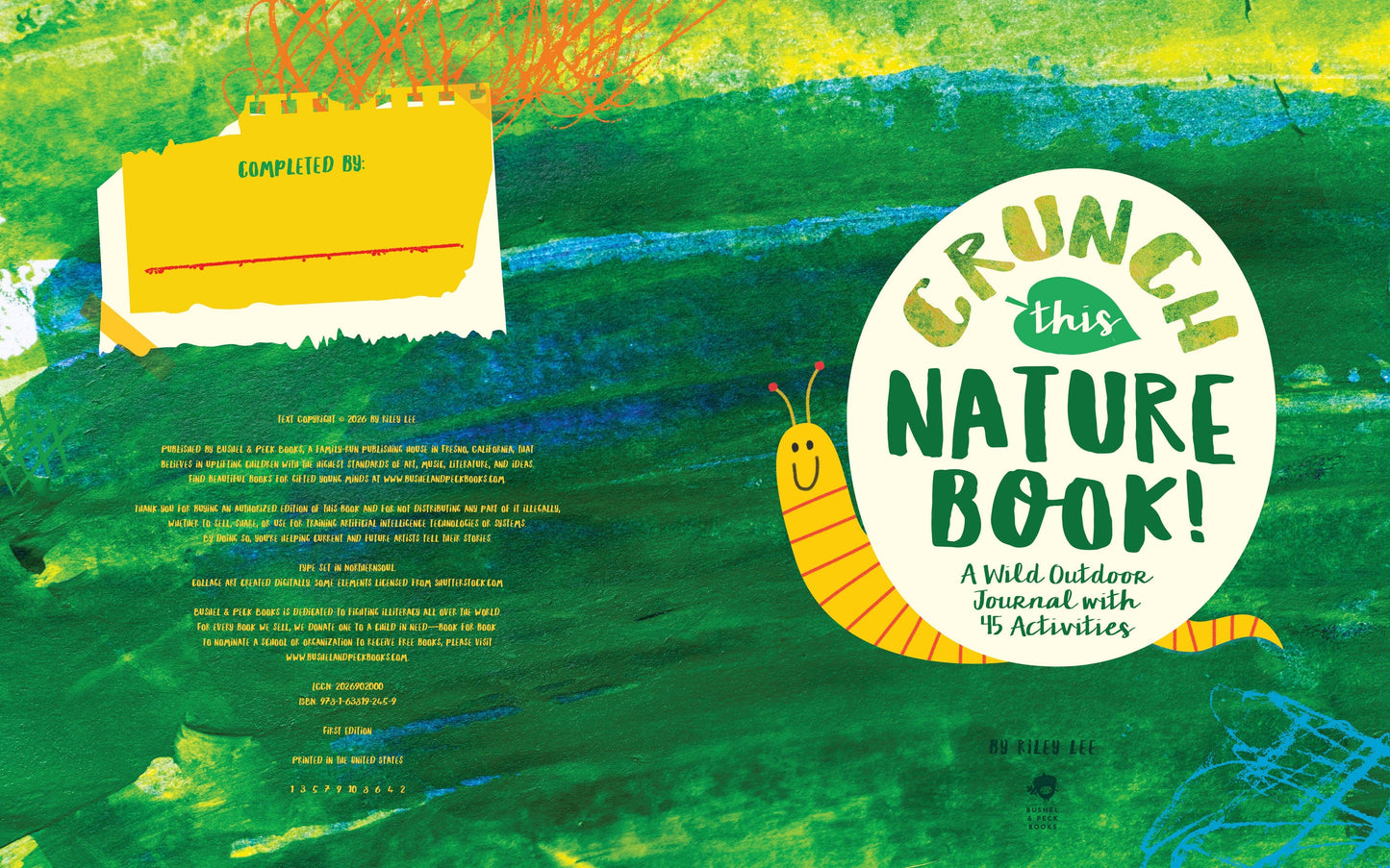 Crunch This Nature Book!  A Wild Outdoor Journal with 45 Activities