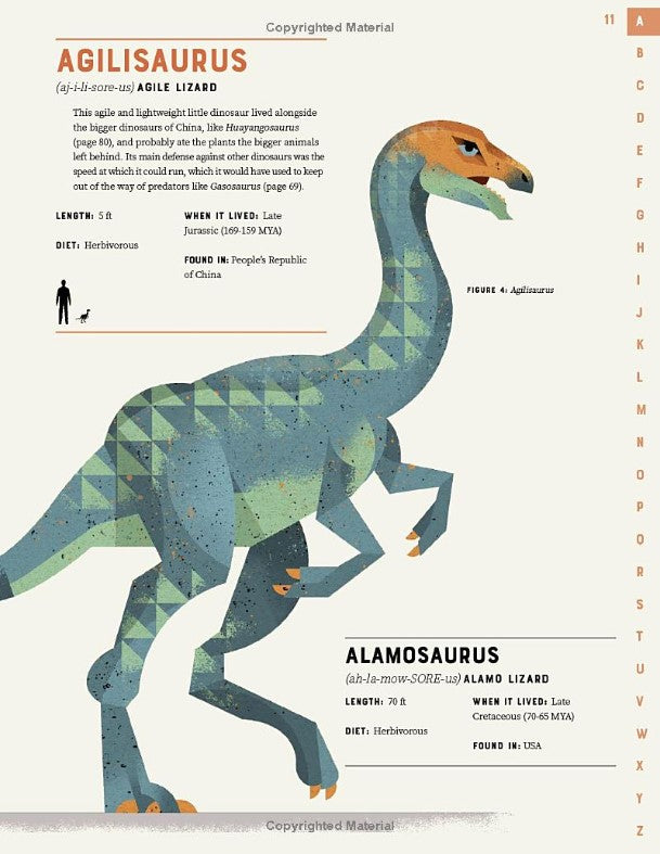 Dictionary of Dinosaurs: An Illustrated A to Z of Every Dinosaur Ever Discovered