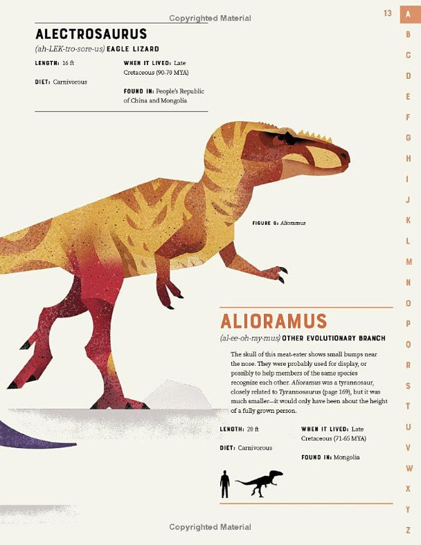 Dictionary of Dinosaurs: An Illustrated A to Z of Every Dinosaur Ever Discovered