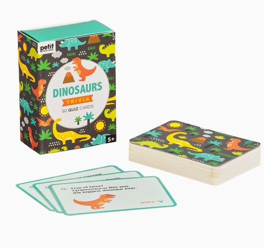 Dinosaurs Trivia Quiz Cards