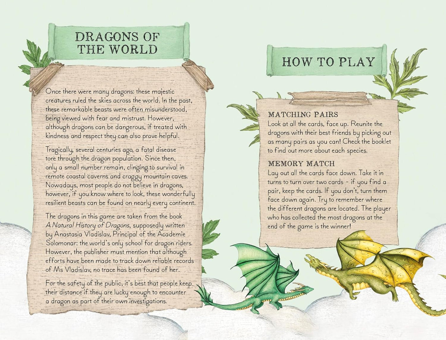 Discover the Dragons: Memory Game