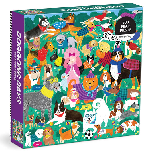 500 Piece Family Puzzle - Doggone Days