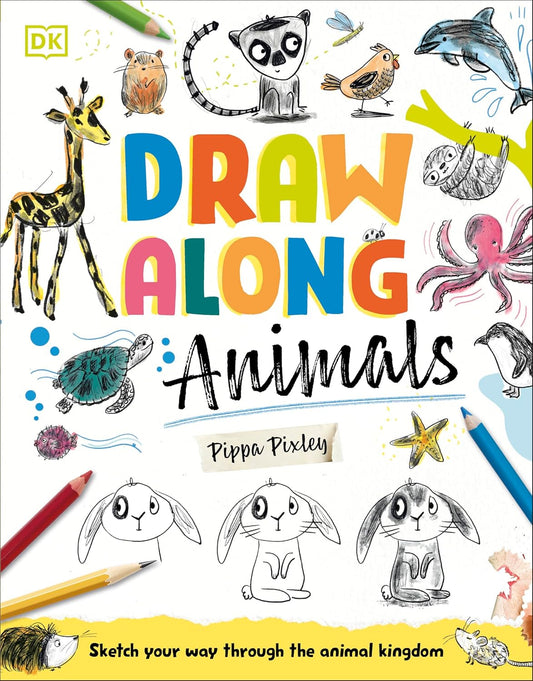 Draw Along Animals: Sketch Your Way Through the Animal Kingdom