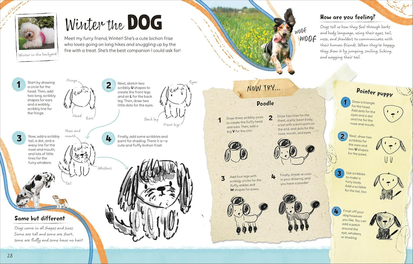 Draw Along Animals: Sketch Your Way Through the Animal Kingdom