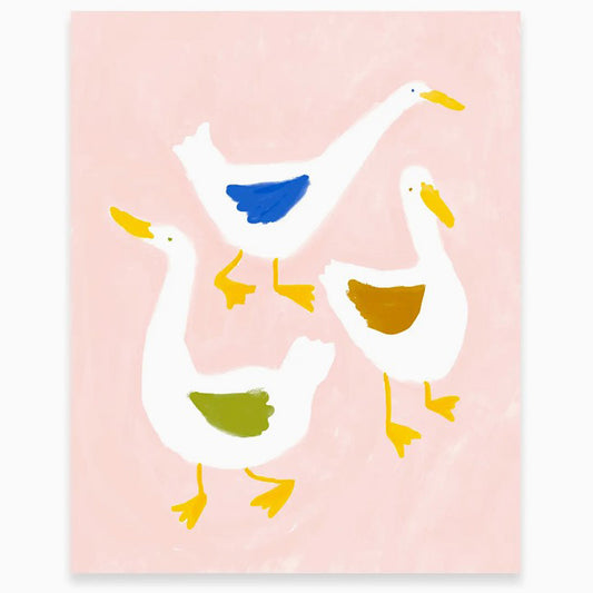 Aylesbury Ducks Art Print