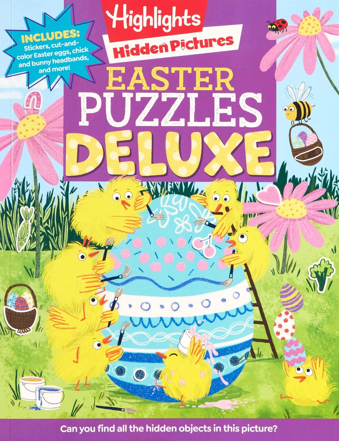 Easter Puzzles Deluxe: Easter Activity Book with Hidden Pictures