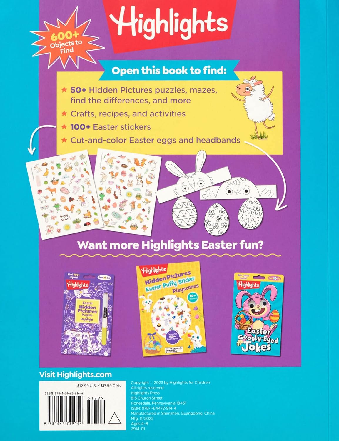 Easter Puzzles Deluxe: Easter Activity Book with Hidden Pictures