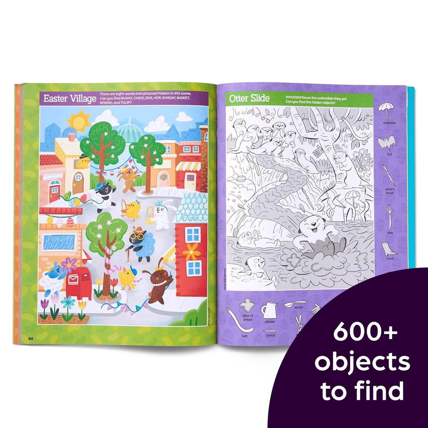 Easter Puzzles Deluxe: Easter Activity Book with Hidden Pictures