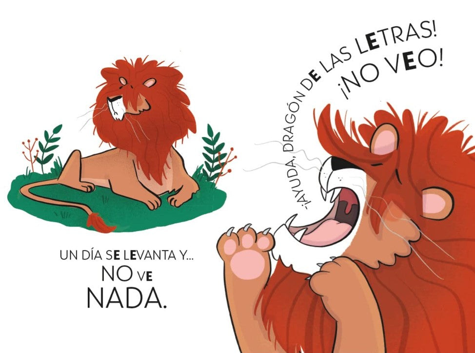 Phonics in Spanish - El León Desmelenado No Se Come Ni Un Bocado