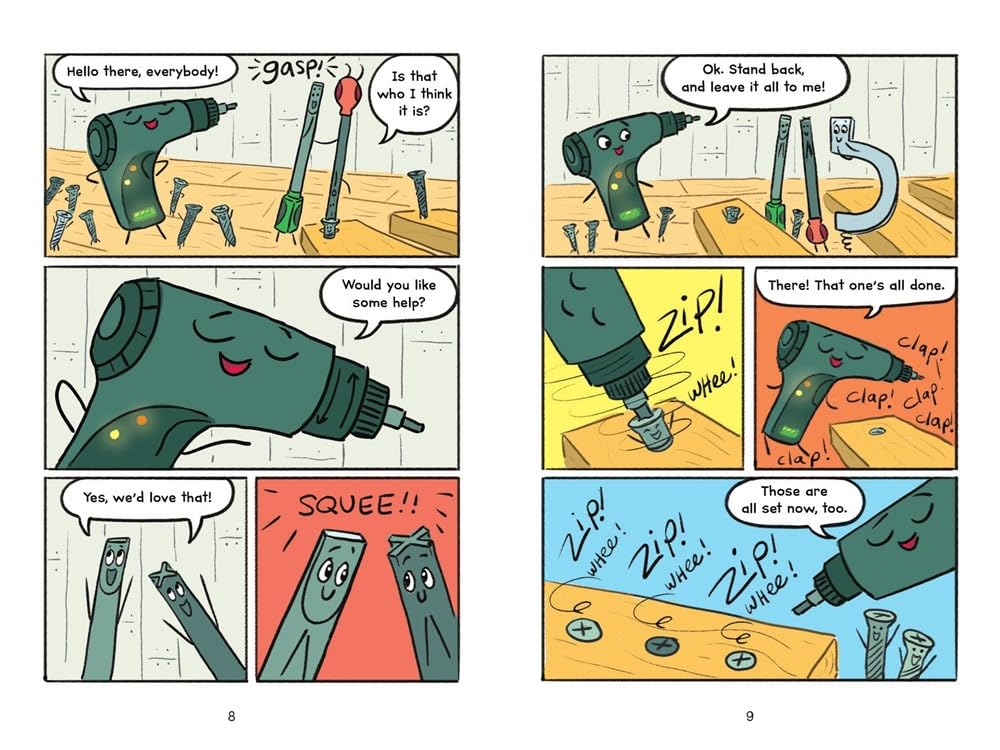 I Can Read Comics Level 3: The Fix-Its: Power Up with Power Drill