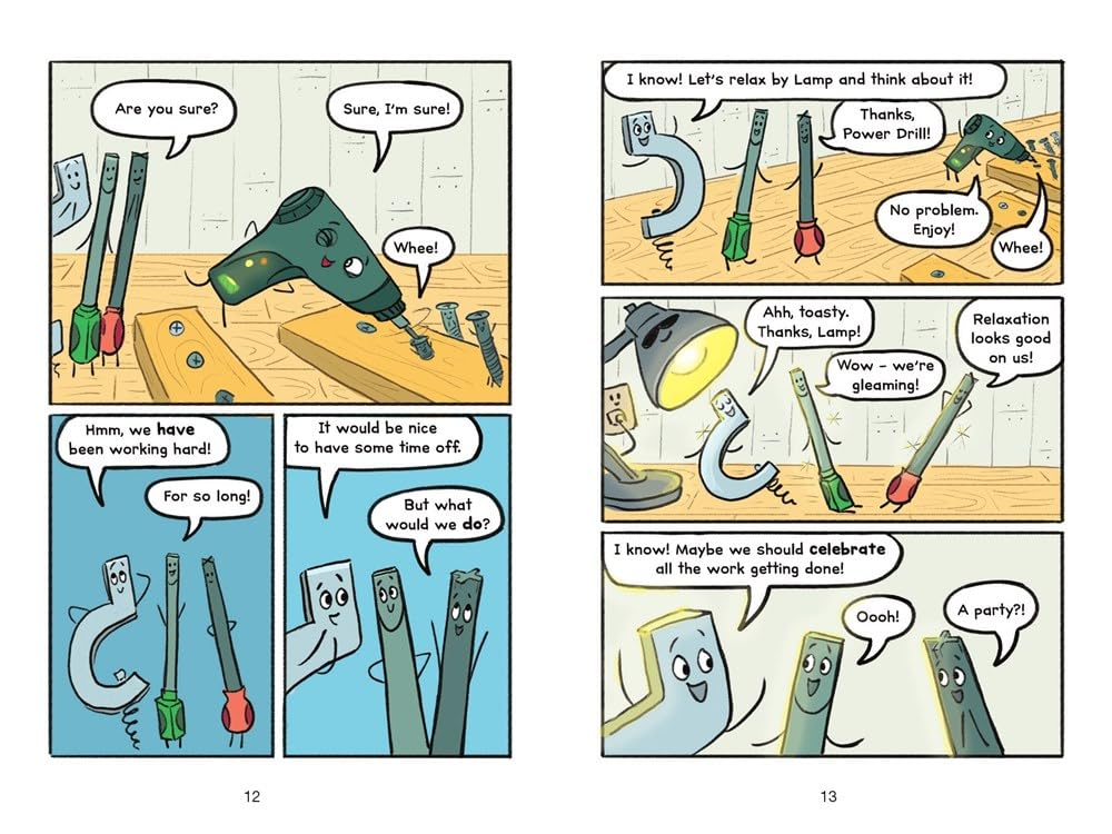 I Can Read Comics Level 3: The Fix-Its: Power Up with Power Drill