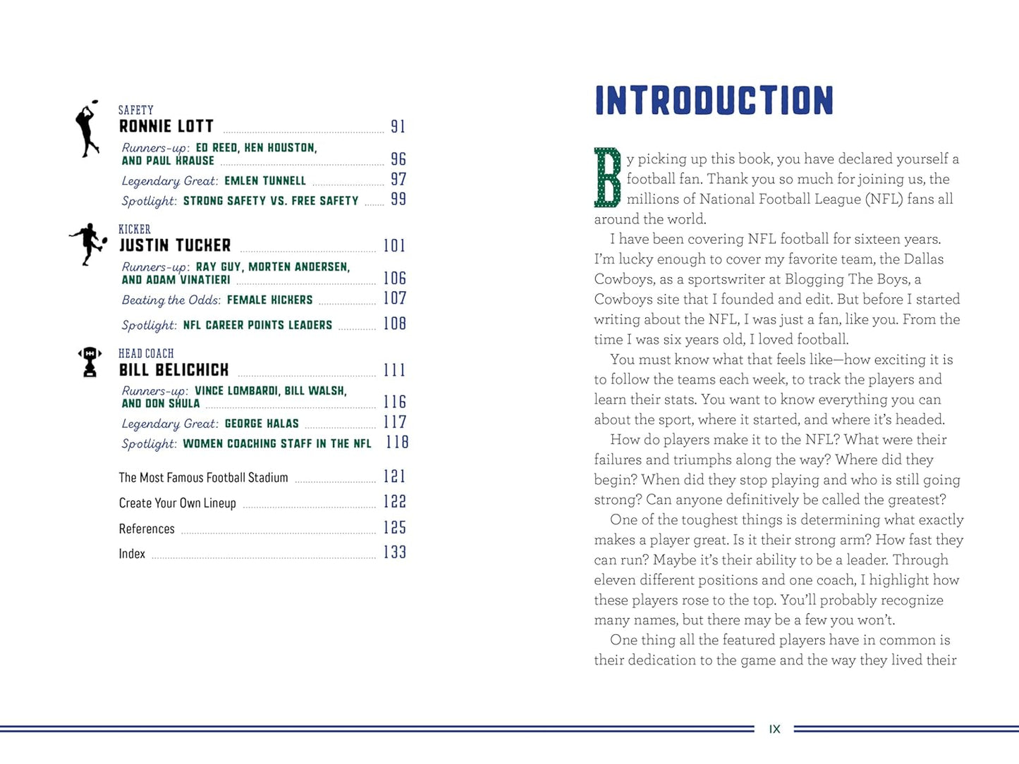 Football Biographies for Kids: The Greatest NFL Players from the 1960s to Today