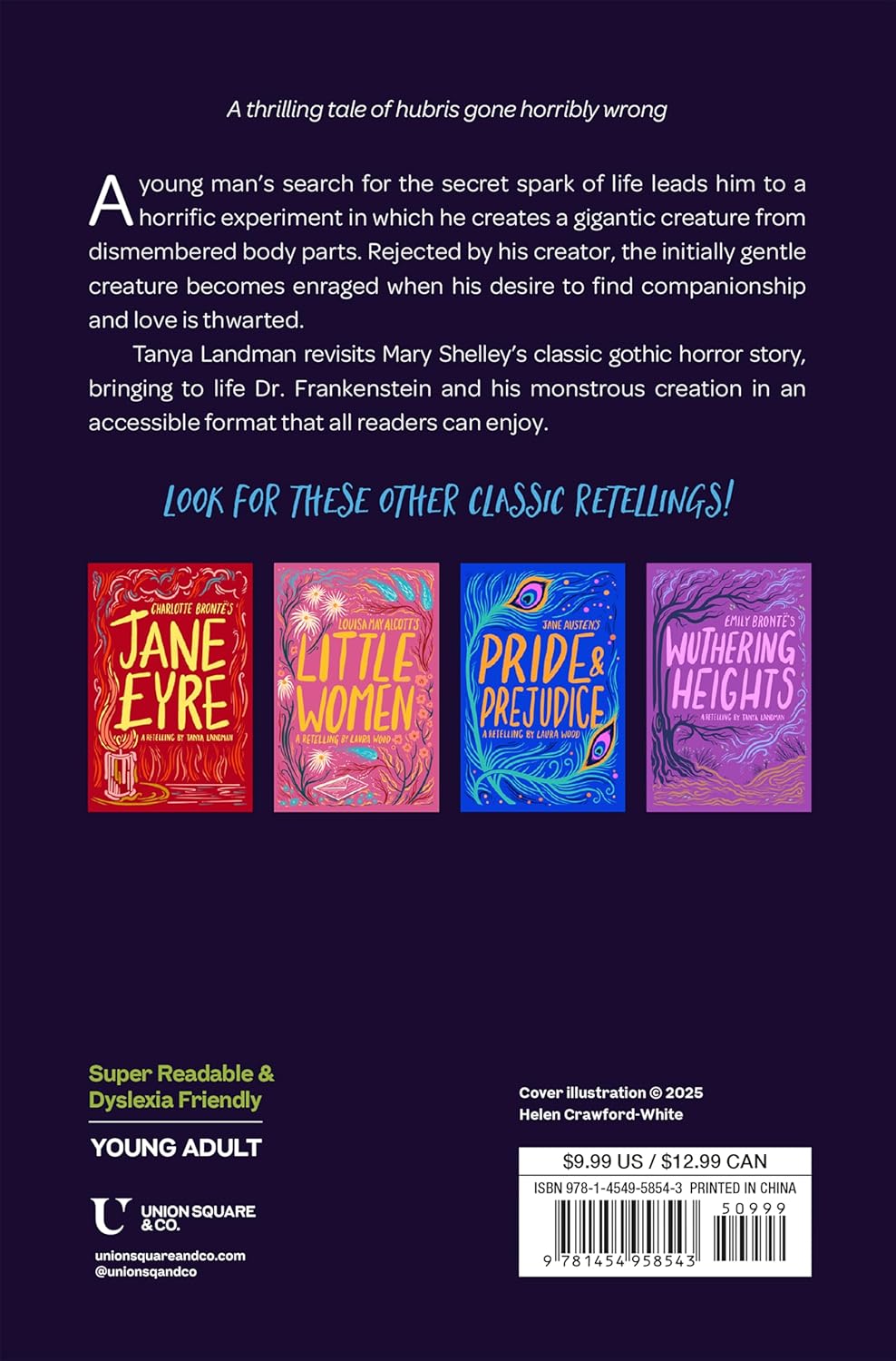 High Readability: Frankenstein: A Retelling