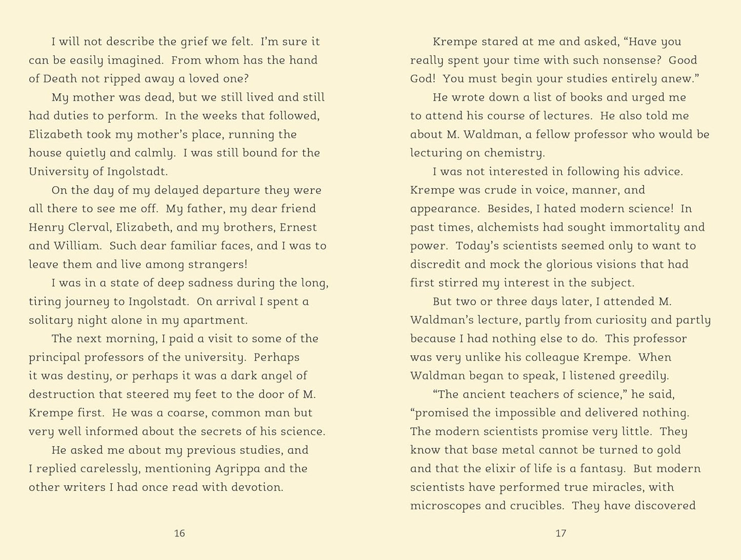 High Readability: Frankenstein: A Retelling