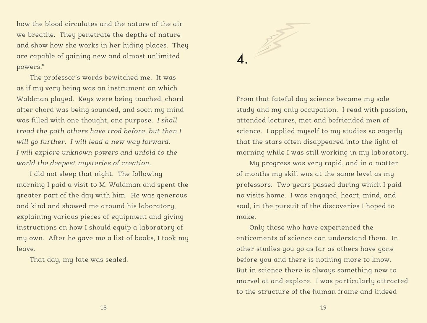 High Readability: Frankenstein: A Retelling