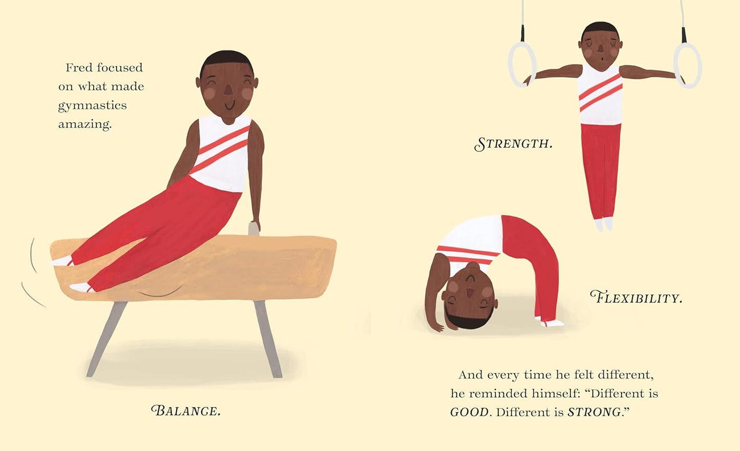 Fred Flips!: How One Gymnast Realized That Differences Can Become Strengths