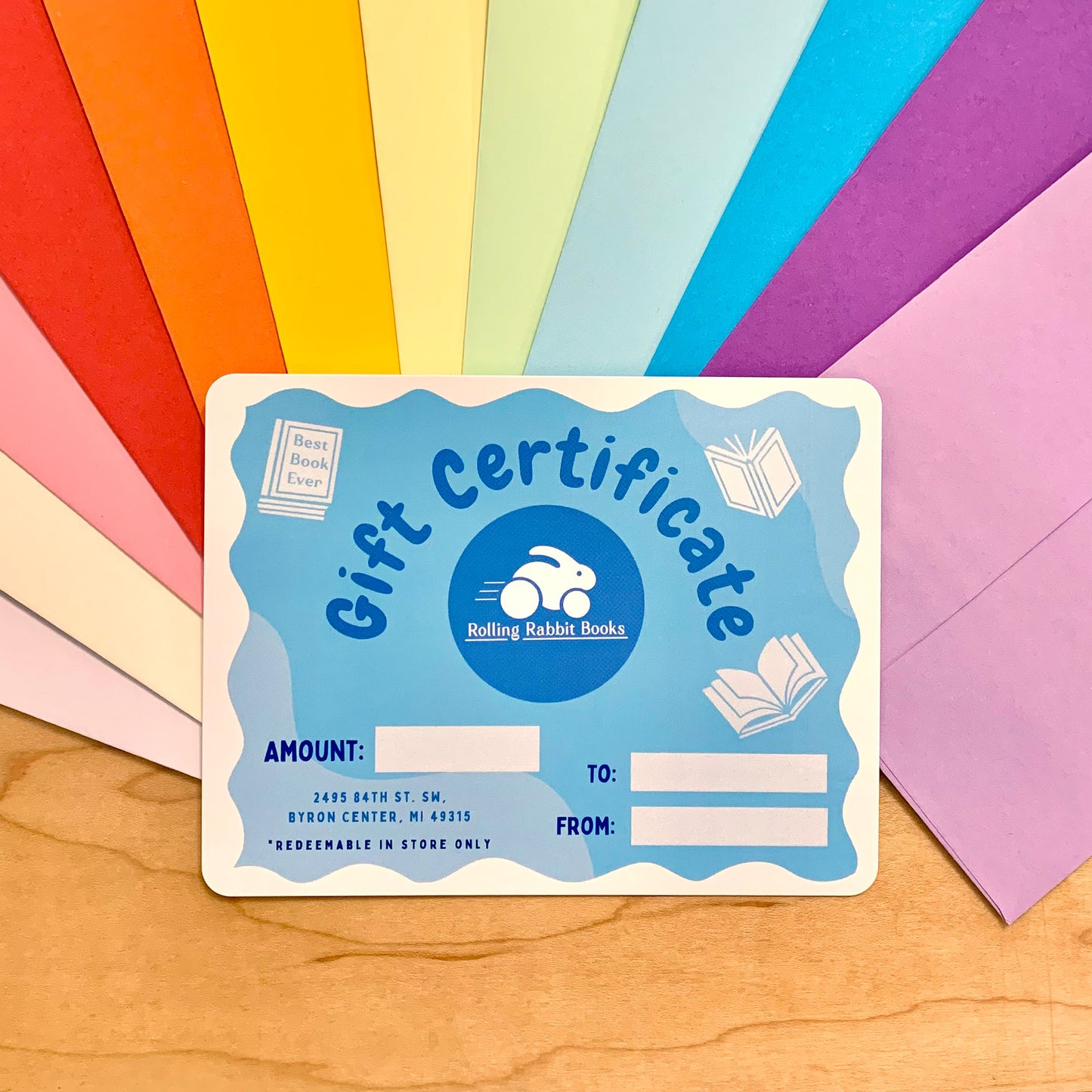 Rolling Rabbit Gift Certificate - $35