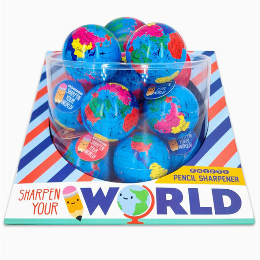 Sharpen Your World - Globe Pencil Sharpener