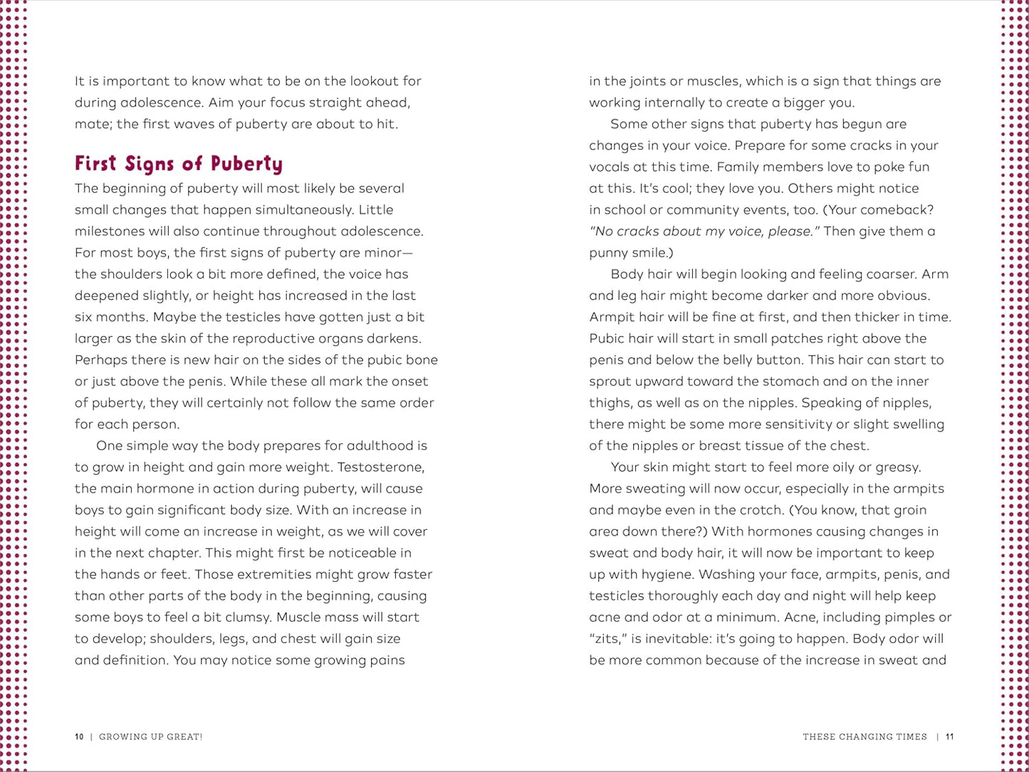 Growing Up Great!: The Ultimate Puberty Book for Boys