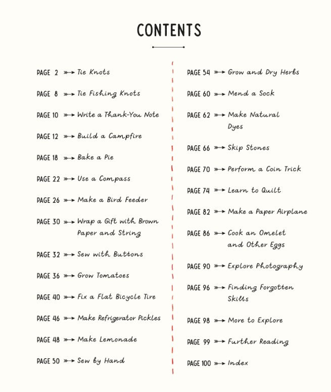 The Handbook of Forgotten Skills