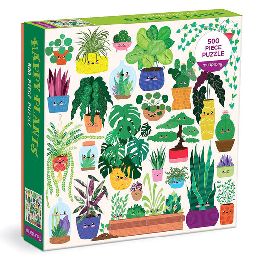500 Piece Family Puzzle - Happy Plants