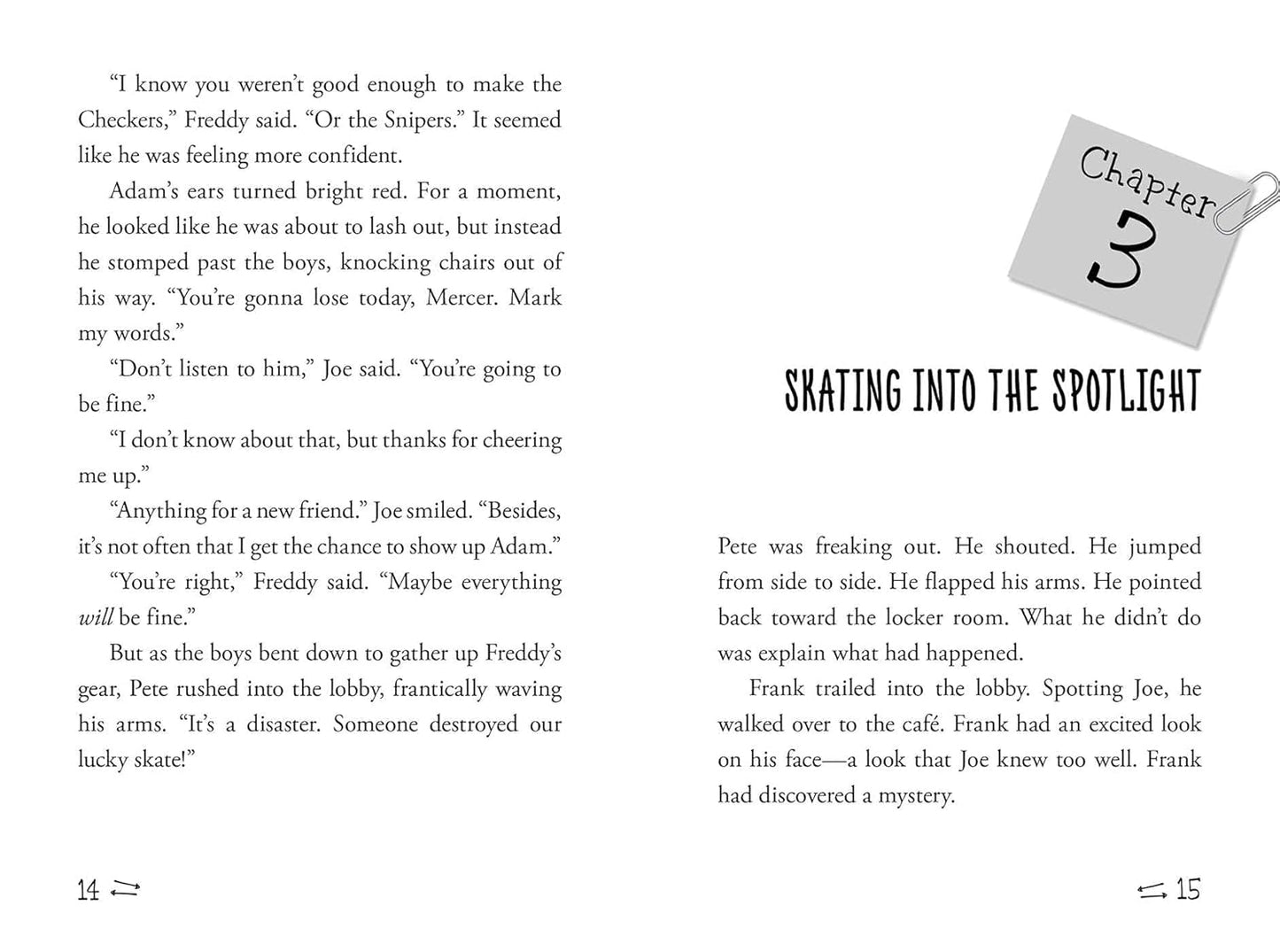 Hardy Boys Clue Book #14: Bad Luck Skate