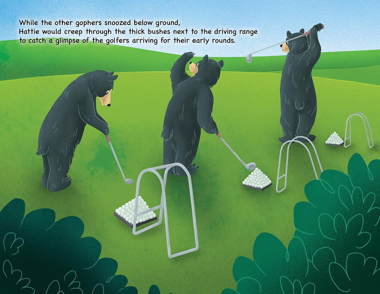Hattie Goes Golfing
