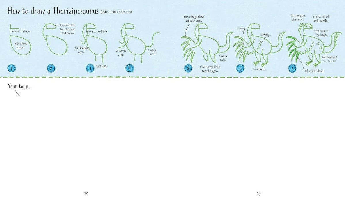 Step-By-Step Drawing Dinosaurs