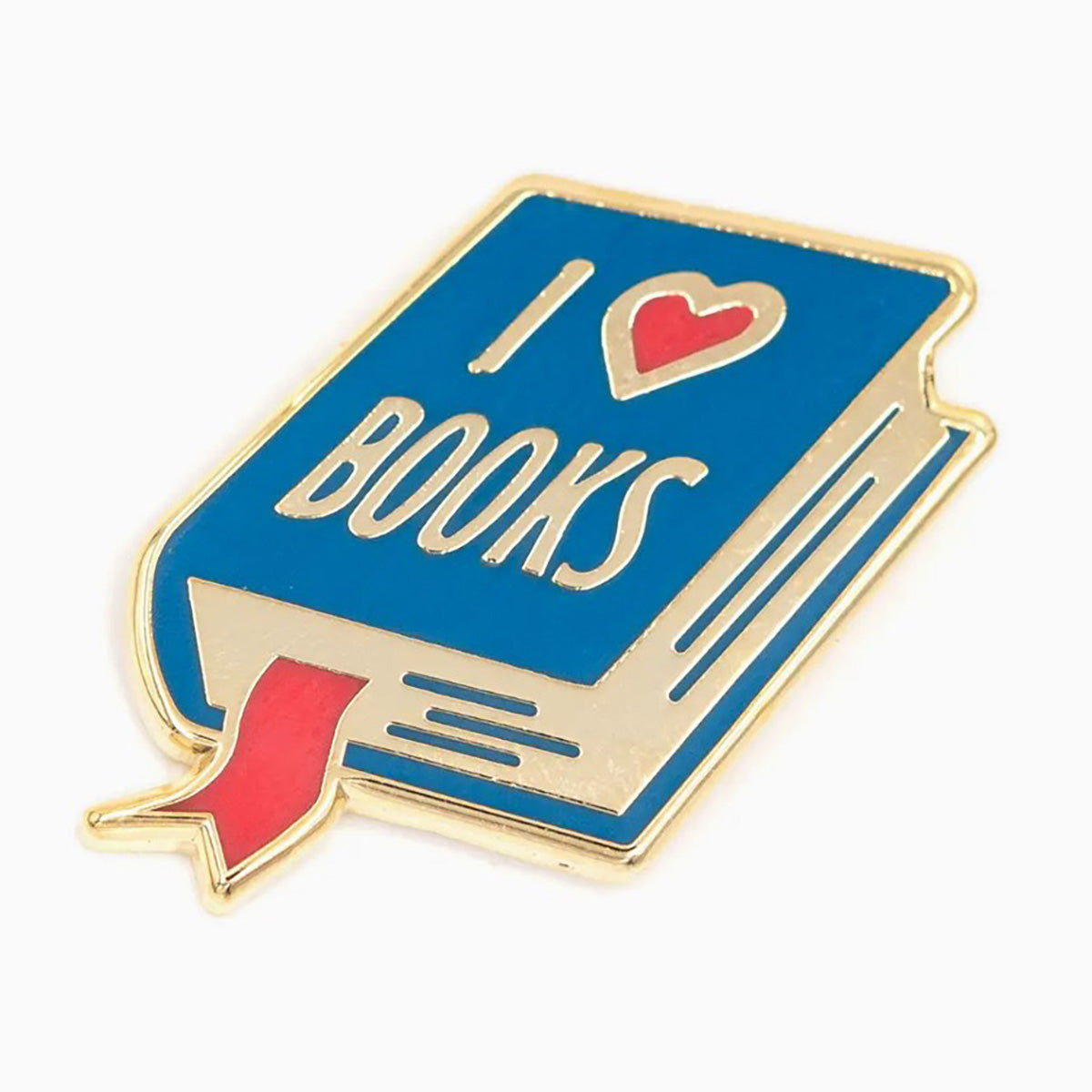 I Heart Books Enamel Pin