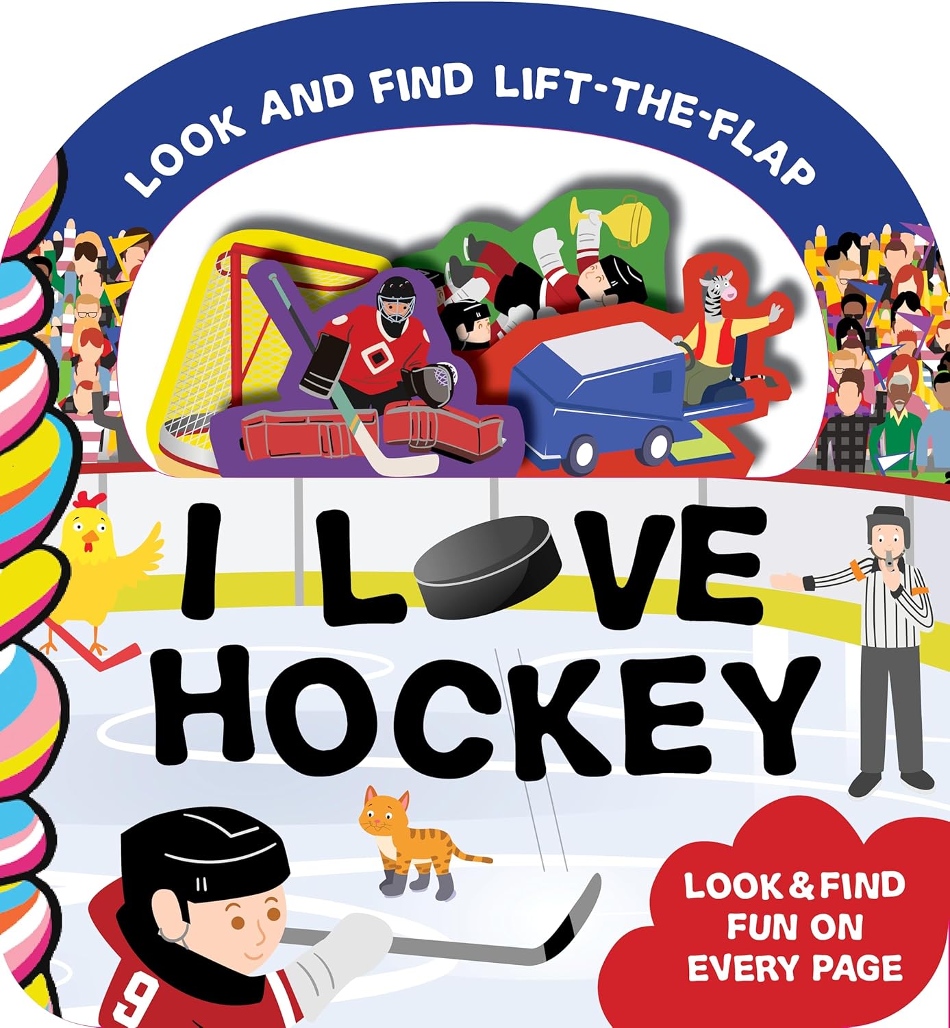 I Love Hockey (Look and Find Lift-The-Flap)