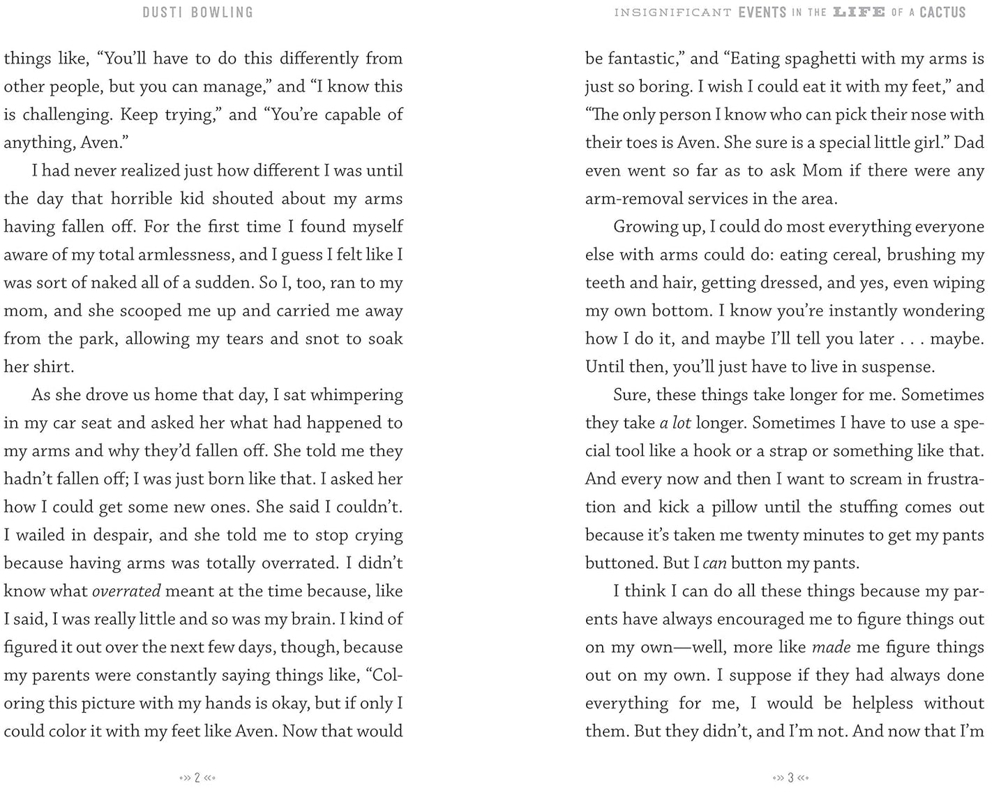 Insignificant Events in the Life of a Cactus