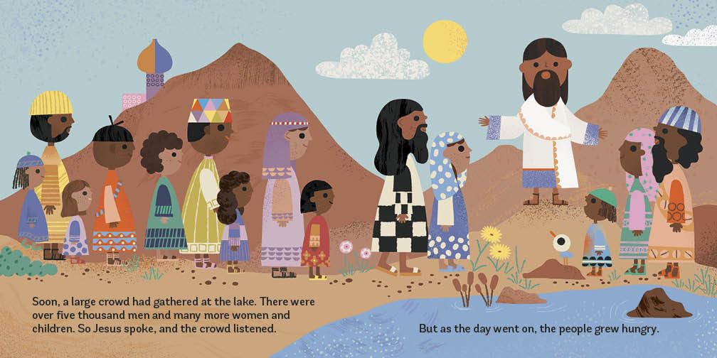 Little Bible Stories: Jesus Feeds the Hungry: A Parable of Faith and Gratitude