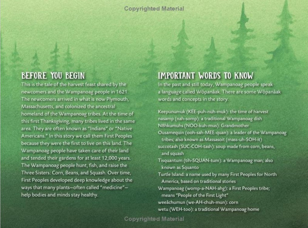 Keepunumuk: Weeâchumun's Thanksgiving Story