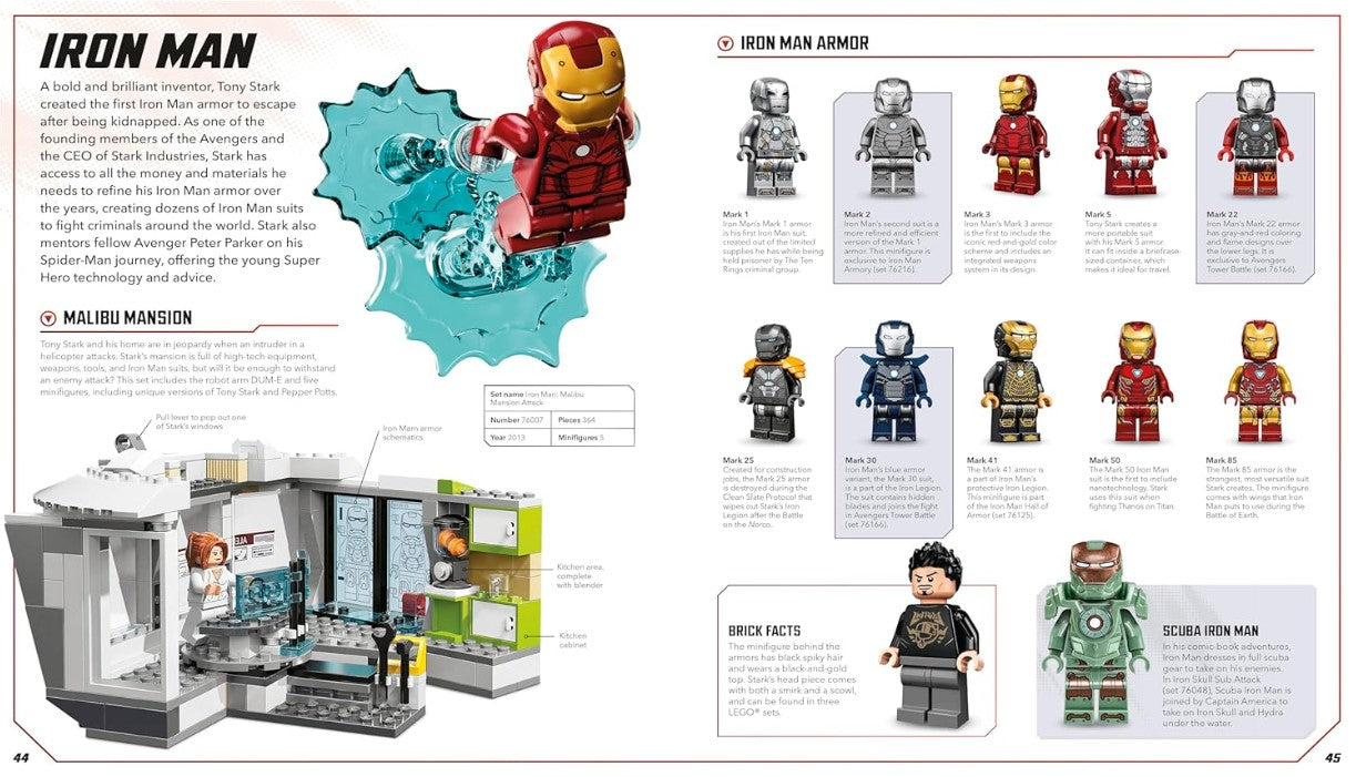 Lego Marvel Visual Dictionary: With Exclusive Iron Man Minifigure