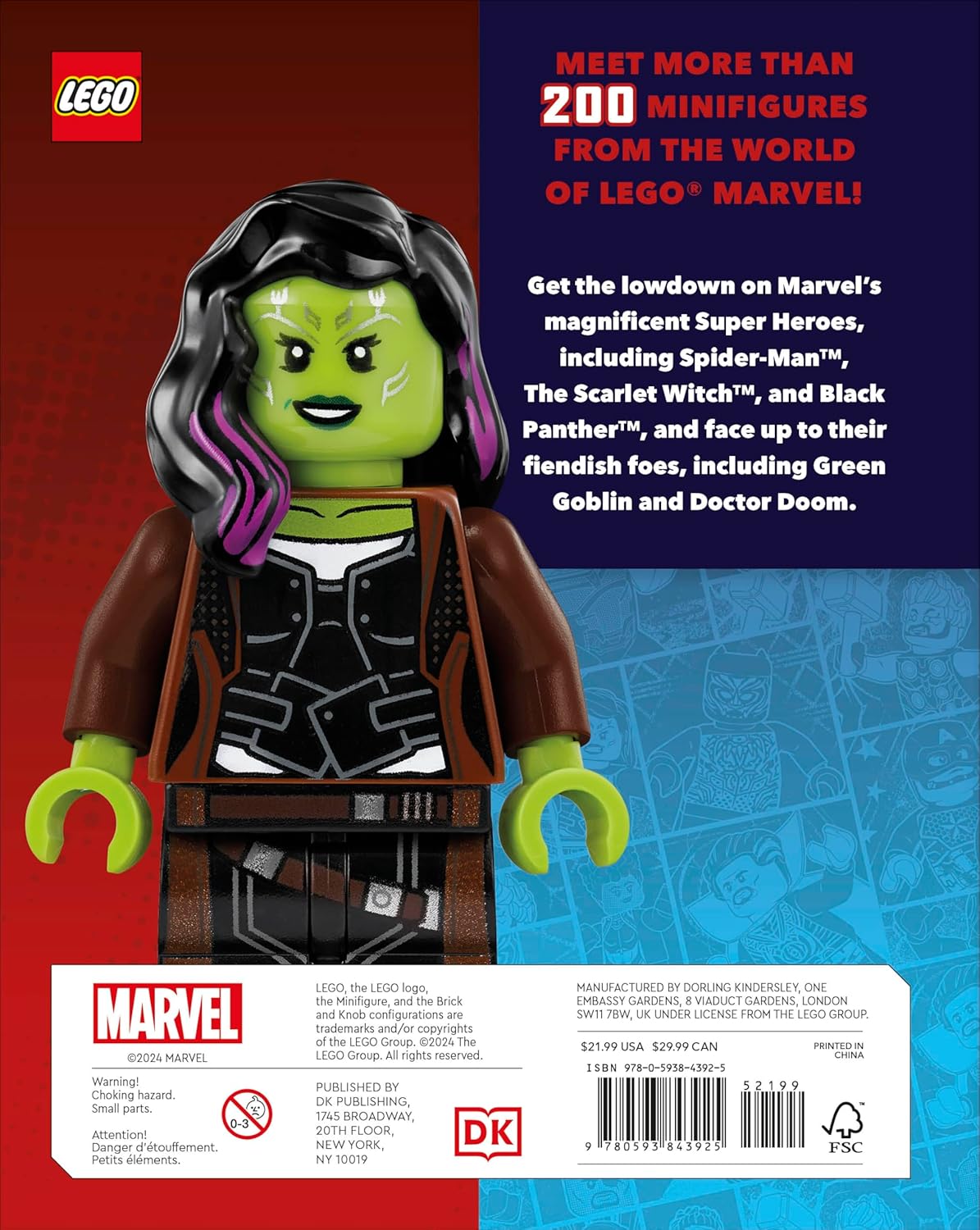 LEGO Marvel Character Encyclopedia: With Exclusive Minifigure