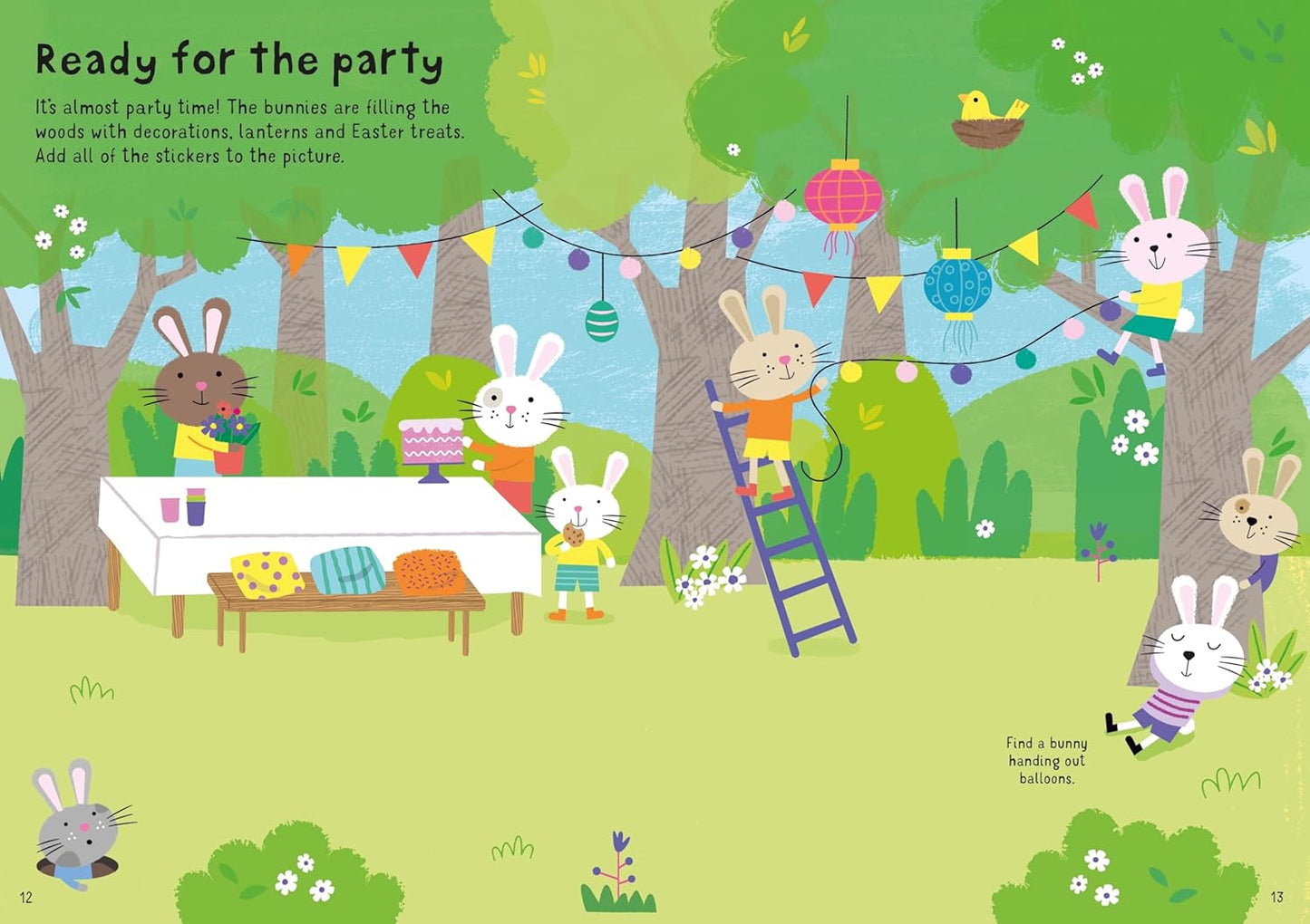 Little First Stickers Easter Bunnies