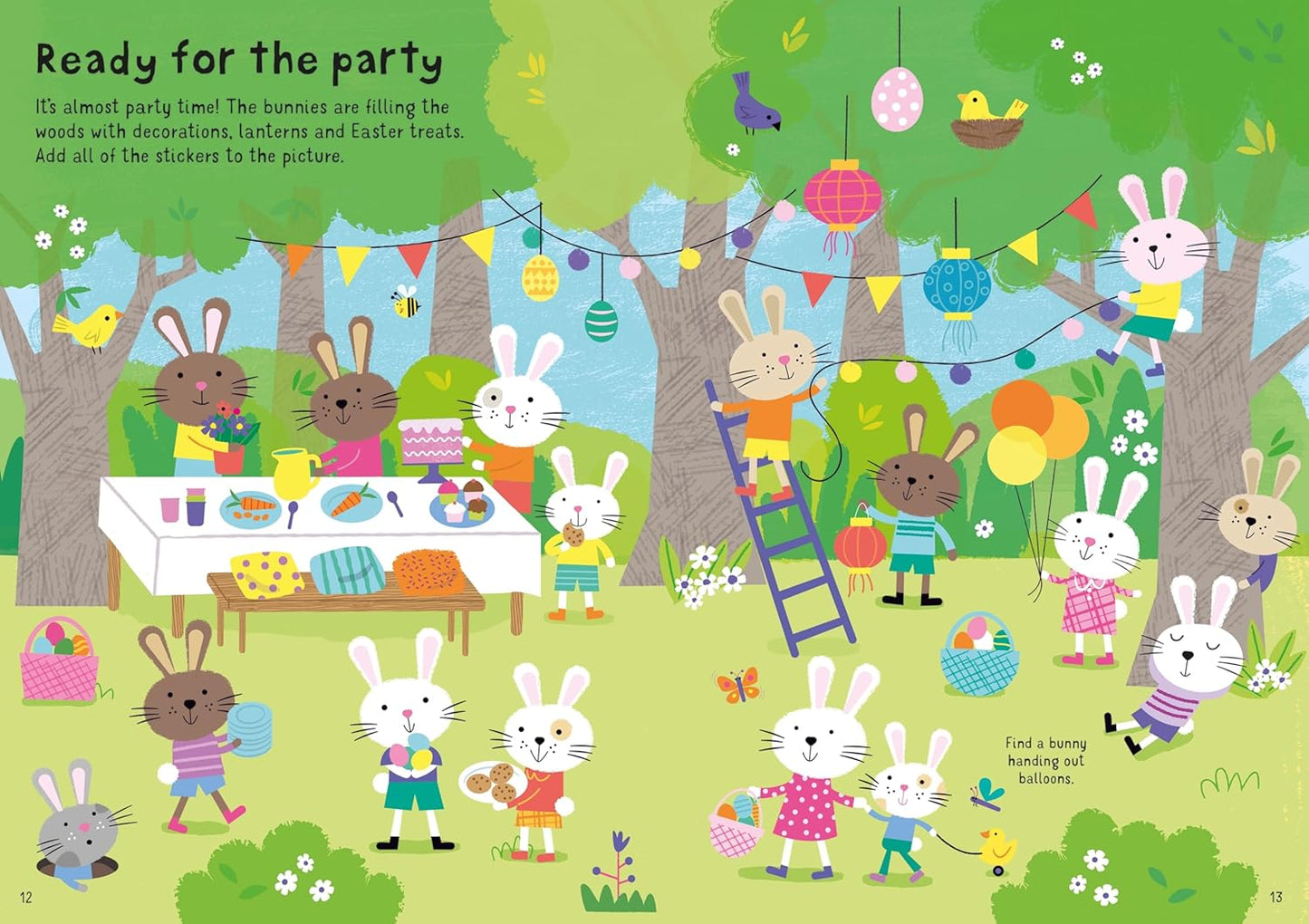 Little First Stickers Easter Bunnies