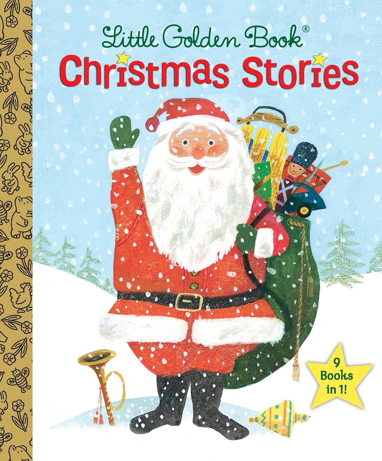 Little Golden Book Christmas Stories: 9 Books in 1