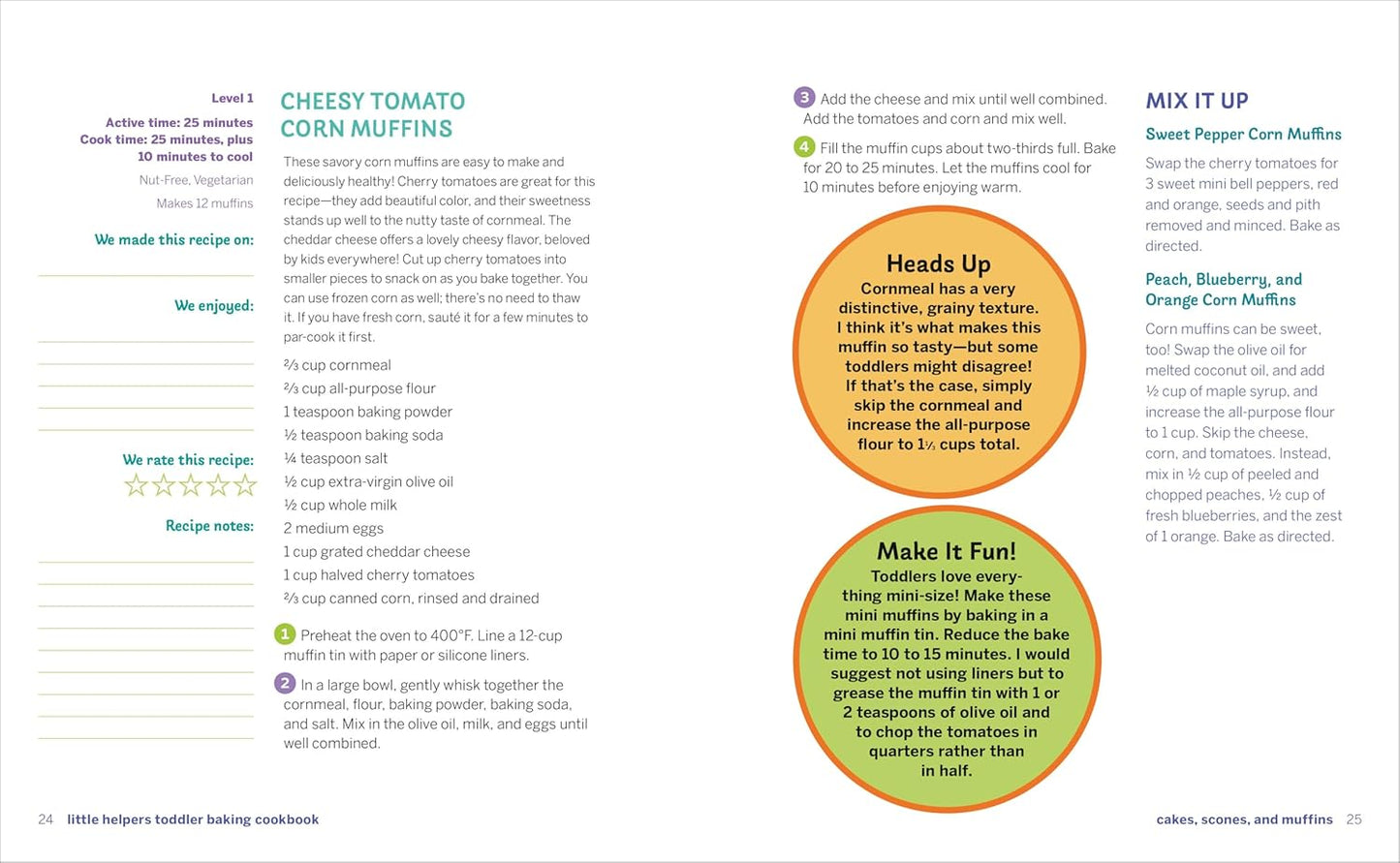 Little Helpers Toddler Baking Cookbook