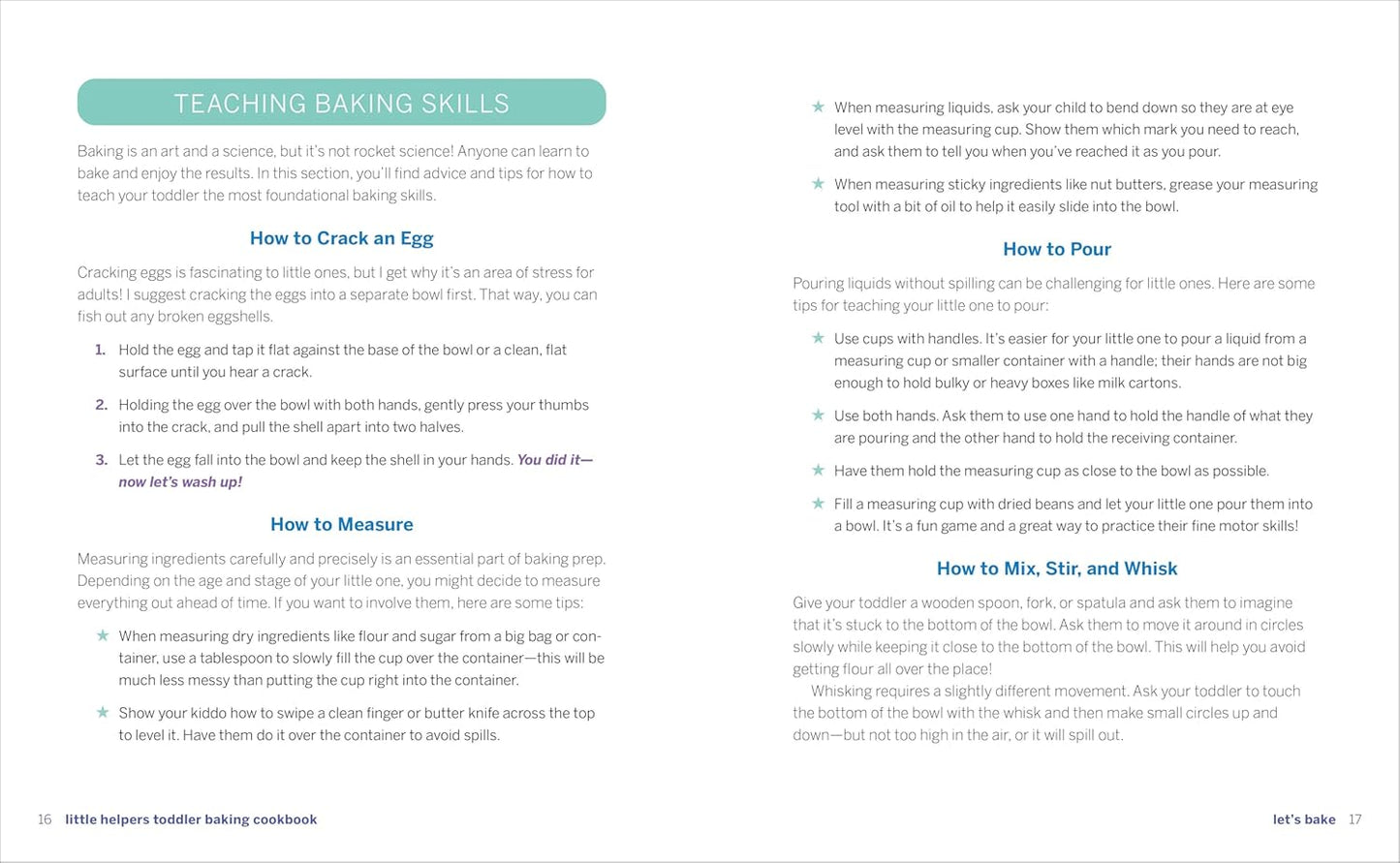 Little Helpers Toddler Baking Cookbook