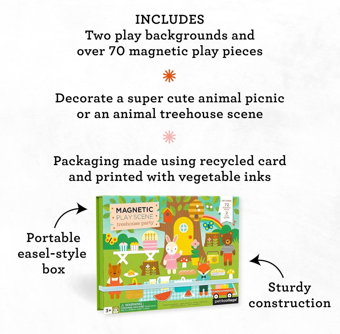 Magnetic Play Scene: Treehouse Party