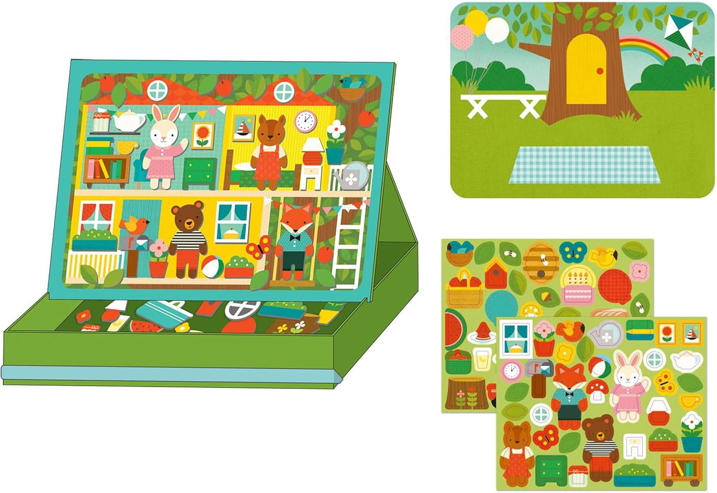 Magnetic Play Scene: Treehouse Party
