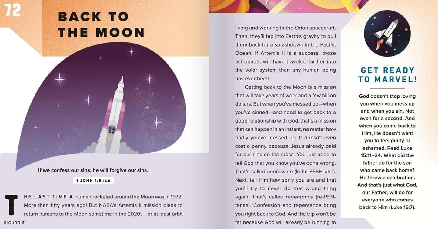 Marvel at the Moon: 90 Devotions: You're Never Alone in God's Majestic Universe