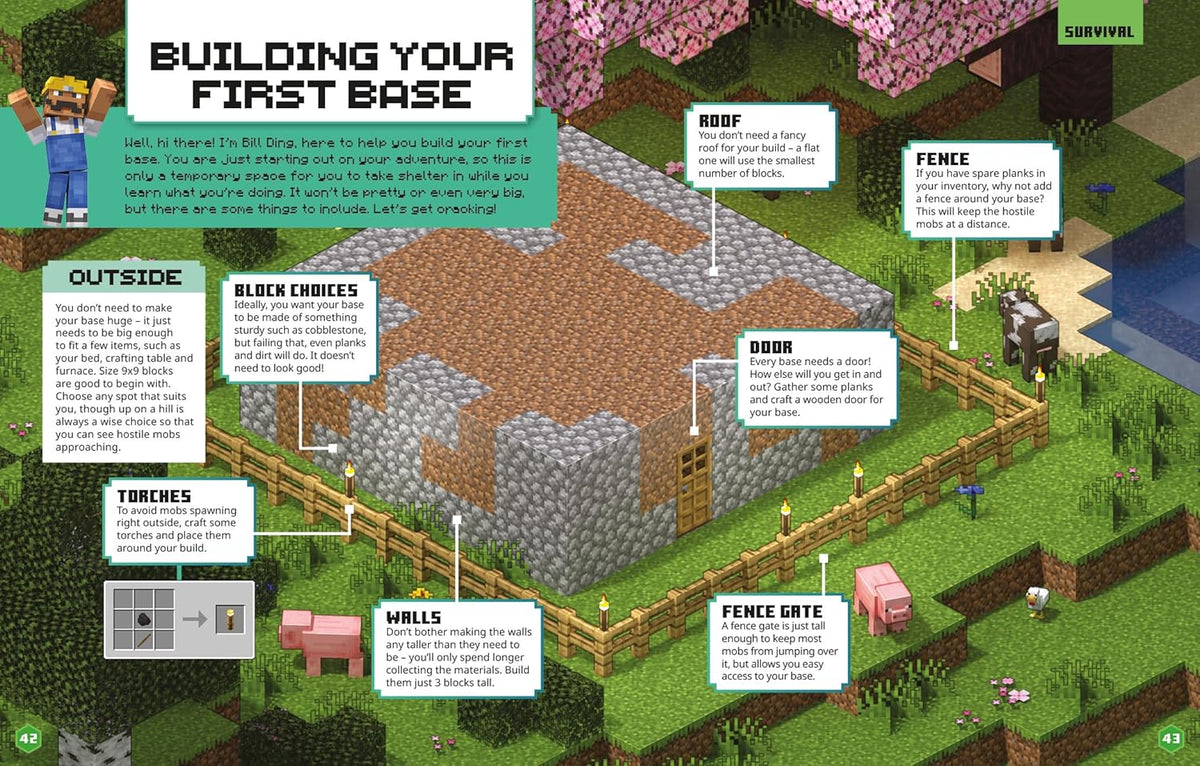 Minecraft Basic Guide Book Minecraft: Beginner's Guide – Rolling Rabbit Books